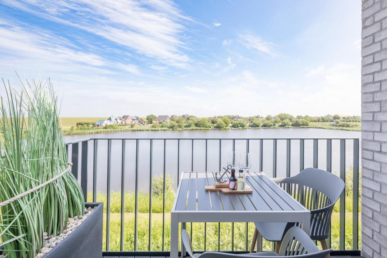 Apartment N14 Direkt Am Nordseedeich Mit Blick Auf Den See 노드스트랜드 외부 사진