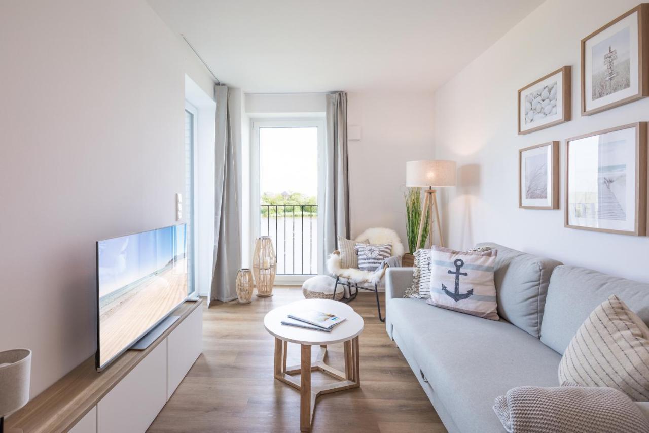 Apartment N14 Direkt Am Nordseedeich Mit Blick Auf Den See 노드스트랜드 외부 사진