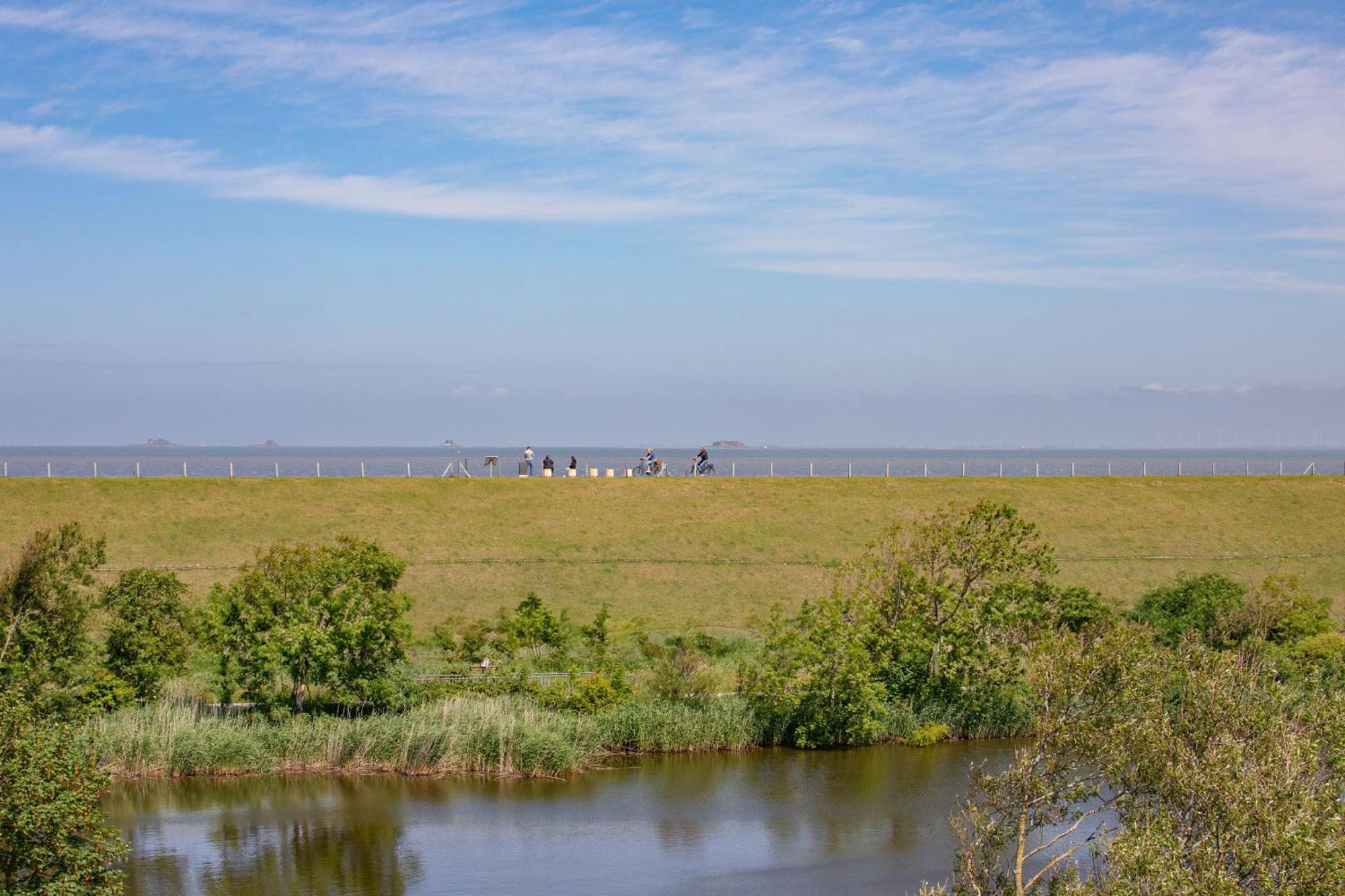 Apartment N14 Direkt Am Nordseedeich Mit Blick Auf Den See 노드스트랜드 외부 사진